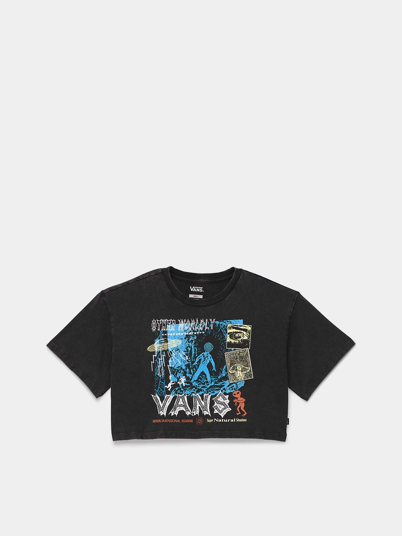 Футболки і поло Vans Super Natural Relax Crop модель VN000GB6BLK1 Футболки і поло Vans Super Natural Relax Crop модель VN000GB6BLK1 Фото