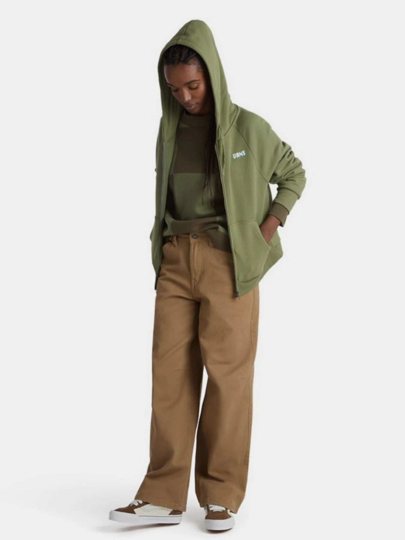 Худі та світшоти Vans Universal Cocoon Zip модель VN000GFBAMB1 Худі та світшоти Vans Universal Cocoon Zip модель VN000GFBAMB1 Фото