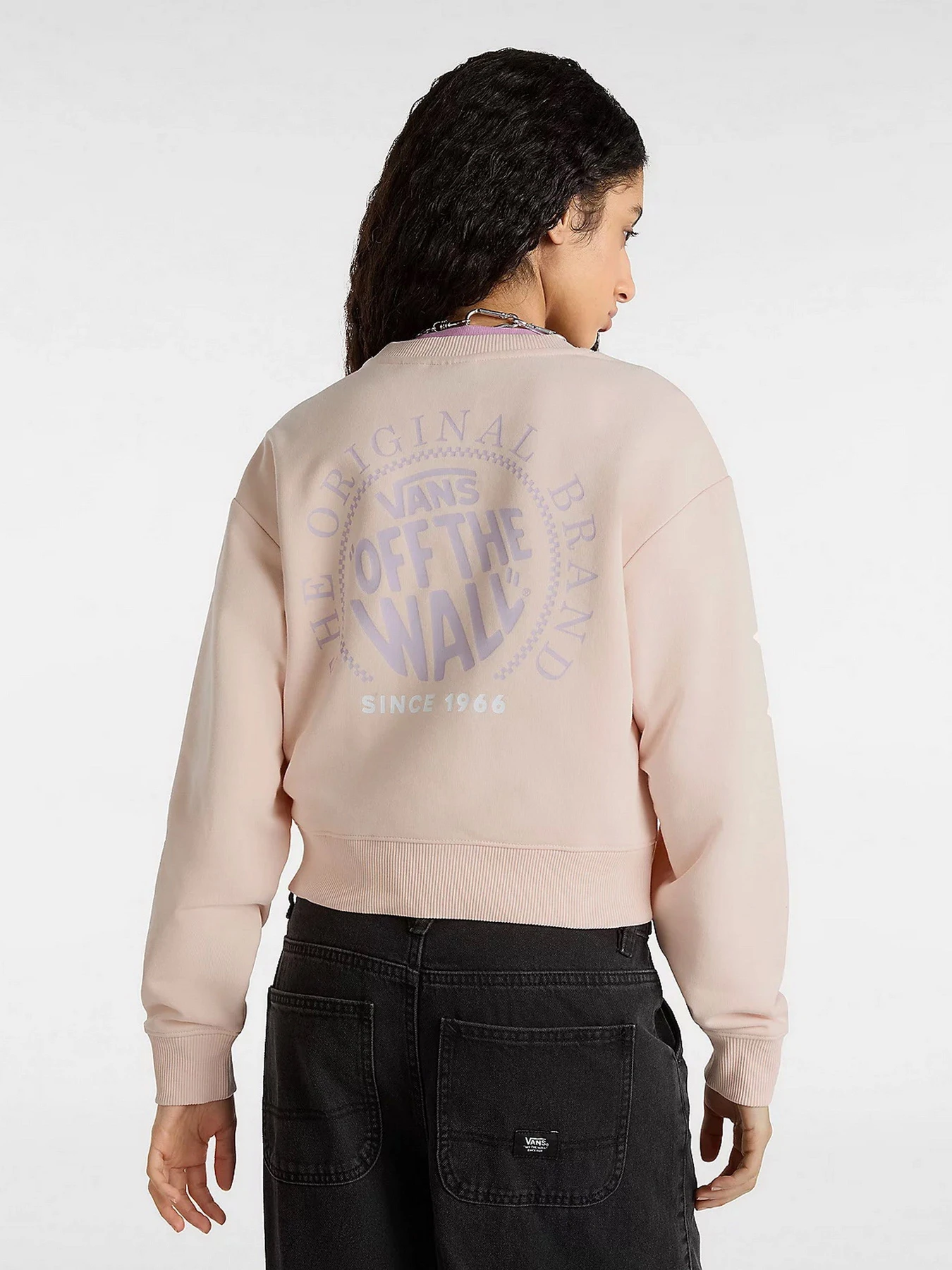 Худи и свитшоты Vans Circle Crop Crew модель VN000JDPCHN1 Худи и свитшоты Vans Circle Crop Crew модель VN000JDPCHN1 Фото