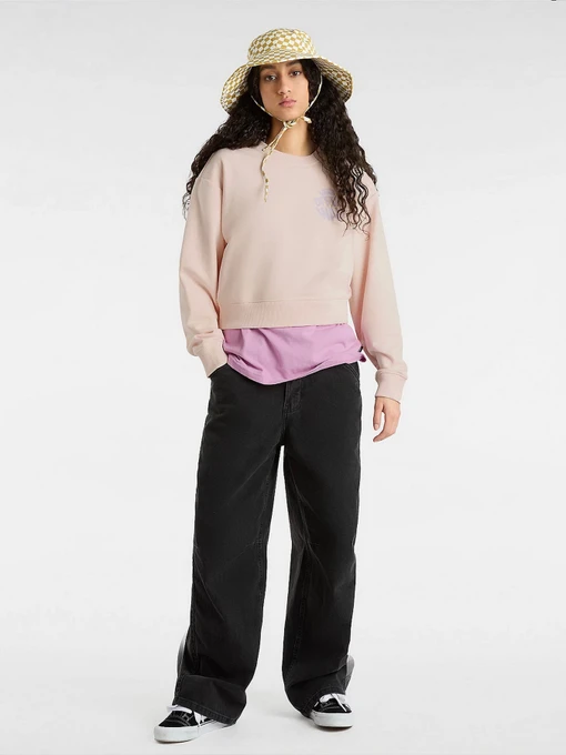 Жіночий Світшот Vans Circle Crop Crew фото 3