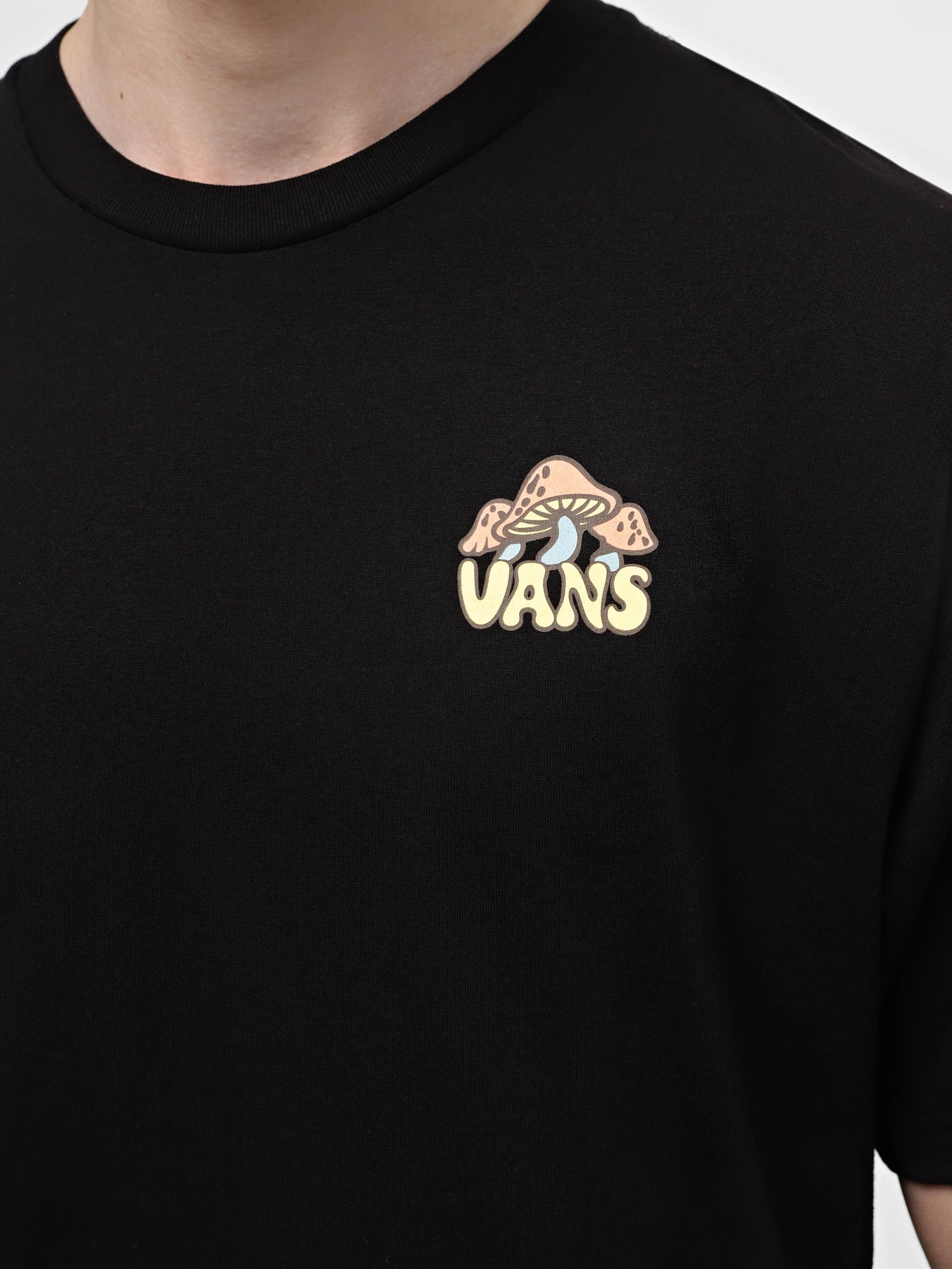 Футболки и поло Vans Mushruum модель VN000FKNBLK1 Футболки и поло Vans Mushruum модель VN000FKNBLK1 Фото