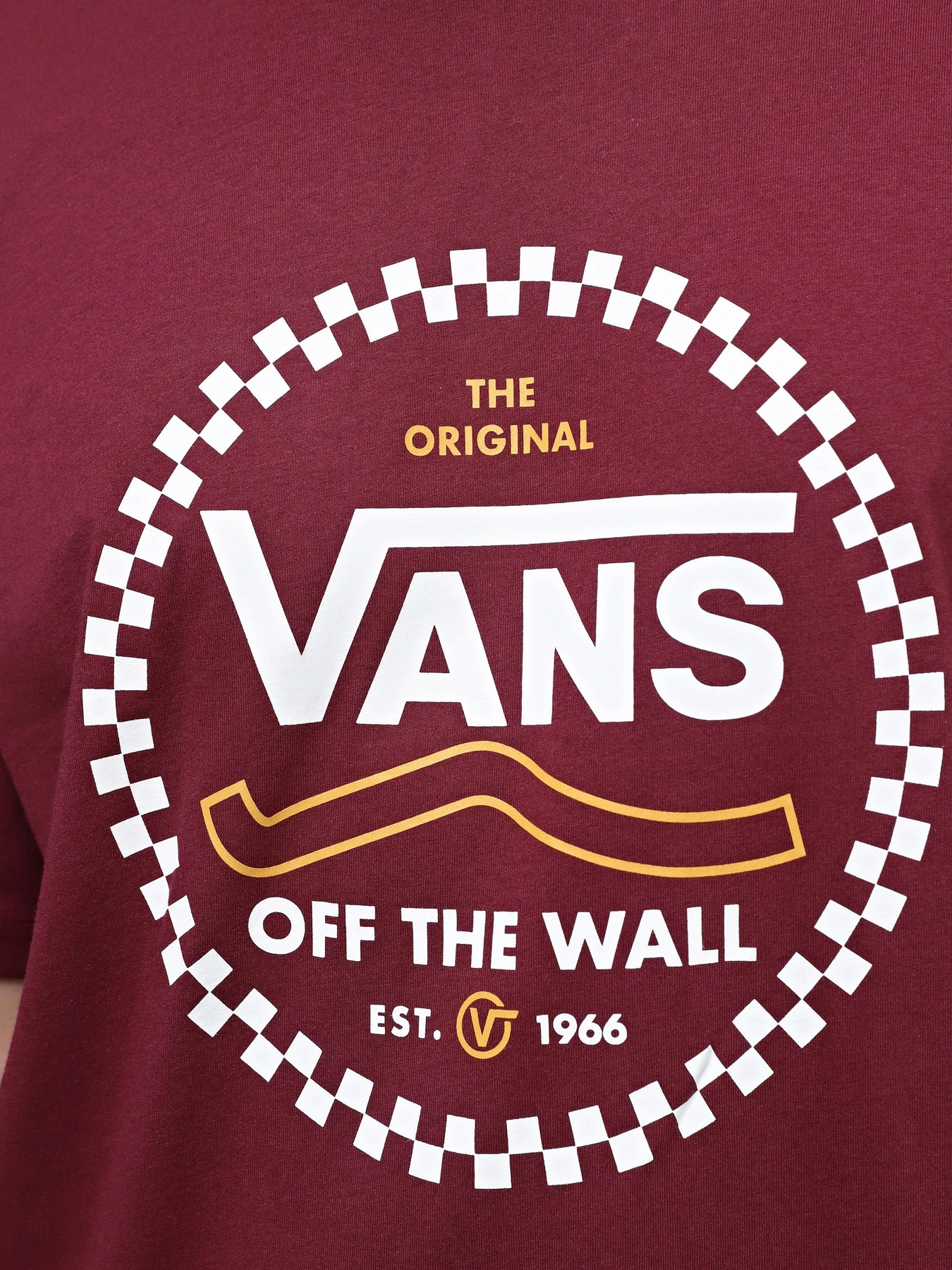 Футболки и поло Vans Round Off модель VN000FJSBRG1 Футболки и поло Vans Round Off модель VN000FJSBRG1 Фото