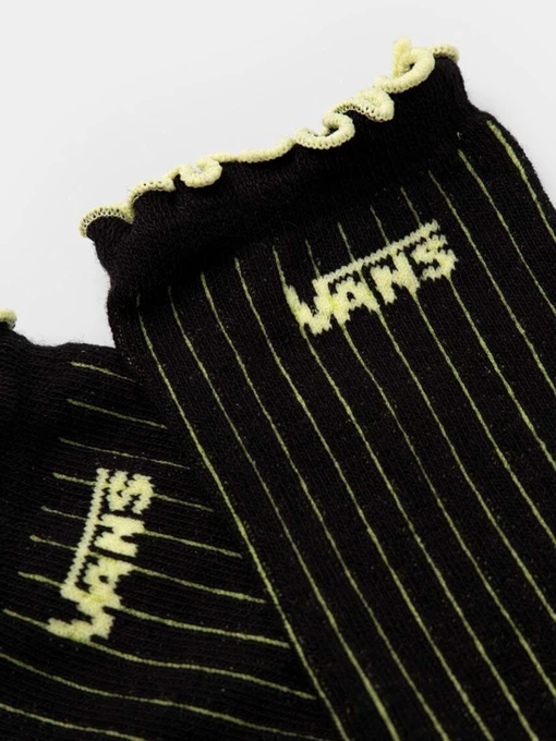 Vans Ruffle Crew Шкарпетки колір чорний фото 2