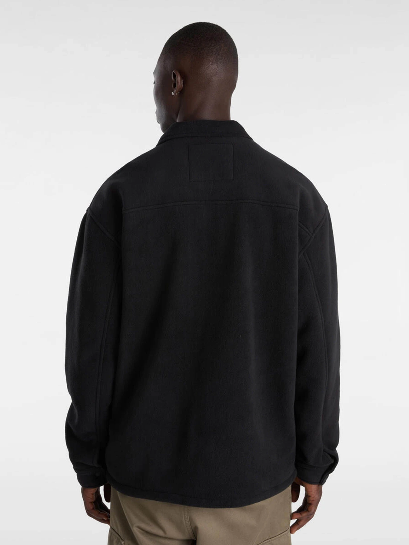 Куртки и дубленки Vans Penmar Heavyweight Polar Fleece Shacket модель VN000HNSBLK1 Фото
