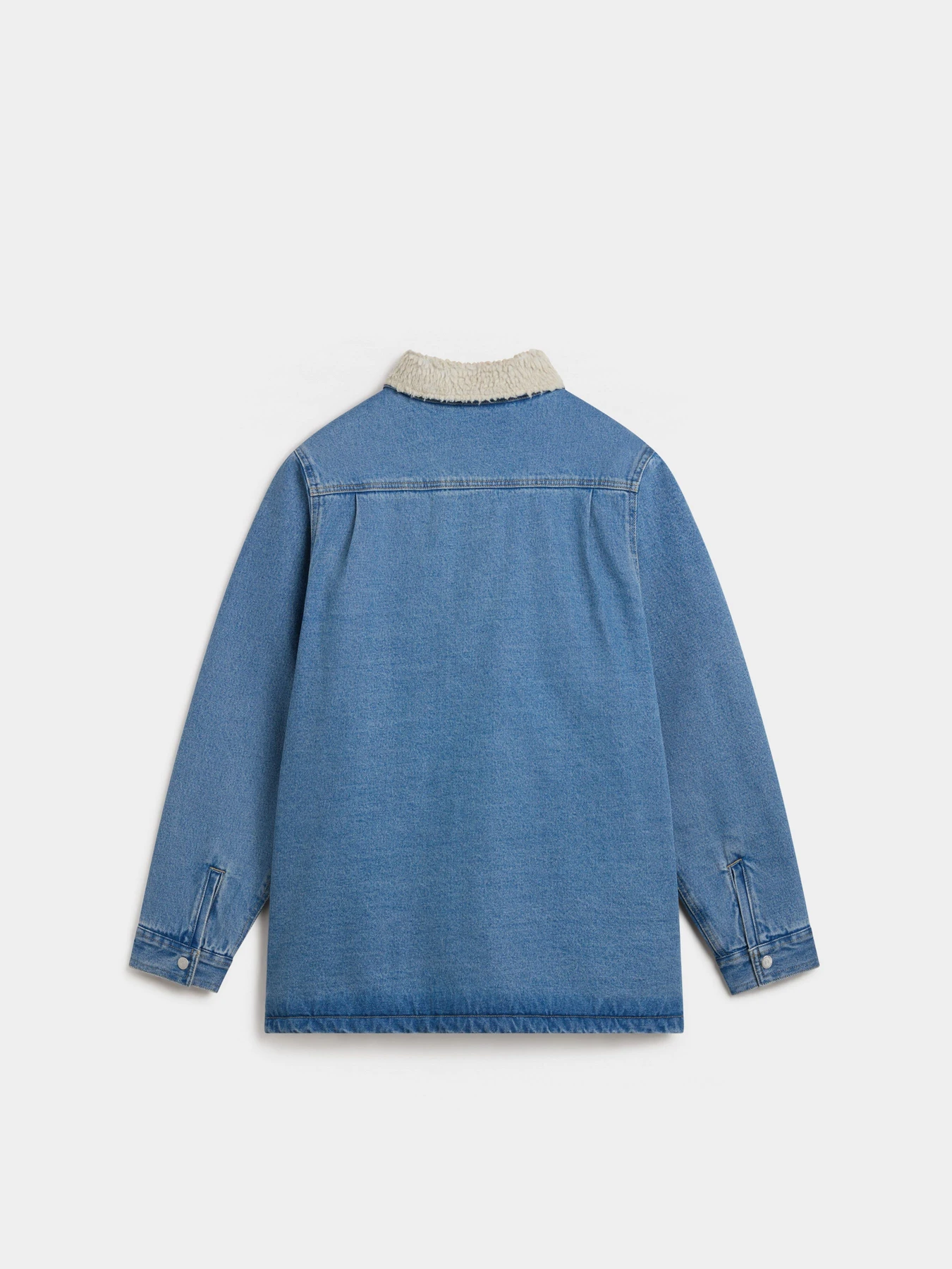 Куртки и дубленки Vans Drill Chore Denim Sherpa модель VN000K4XCDX1 Куртки и дубленки Vans Drill Chore Denim Sherpa модель VN000K4XCDX1 Фото