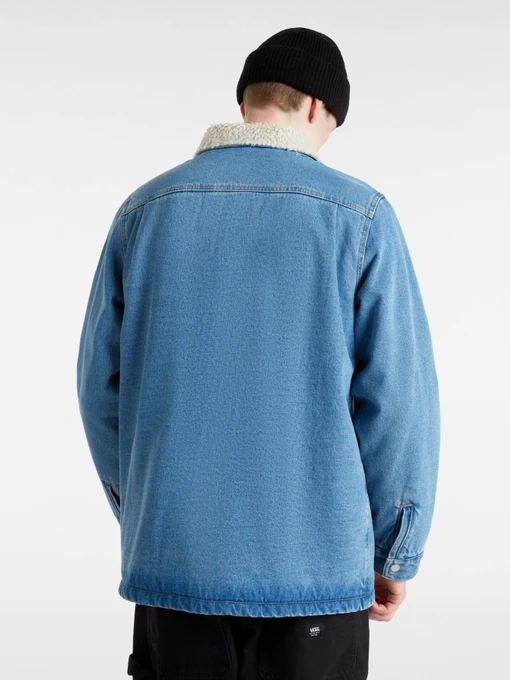 Бавовняна Чоловіча Джинсова куртка Vans Drill Chore Denim Sherpa фото 2