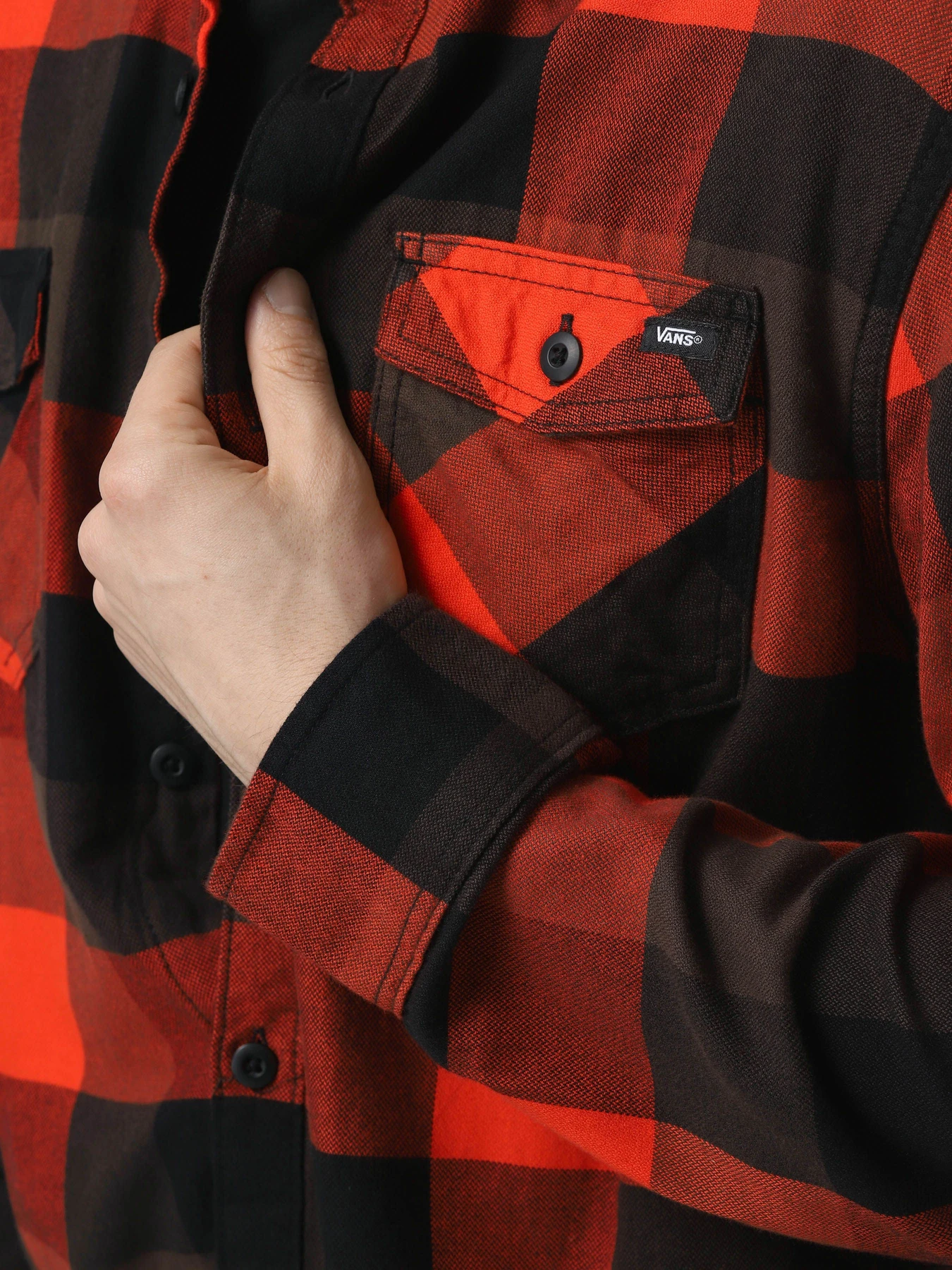 Сорочки Vans Box Flannel Classic модель VN000HNHDRF1 Фото