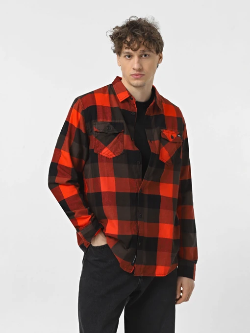 Сорочки Vans Box Flannel Classic модель VN000HNHDRF1 Фото