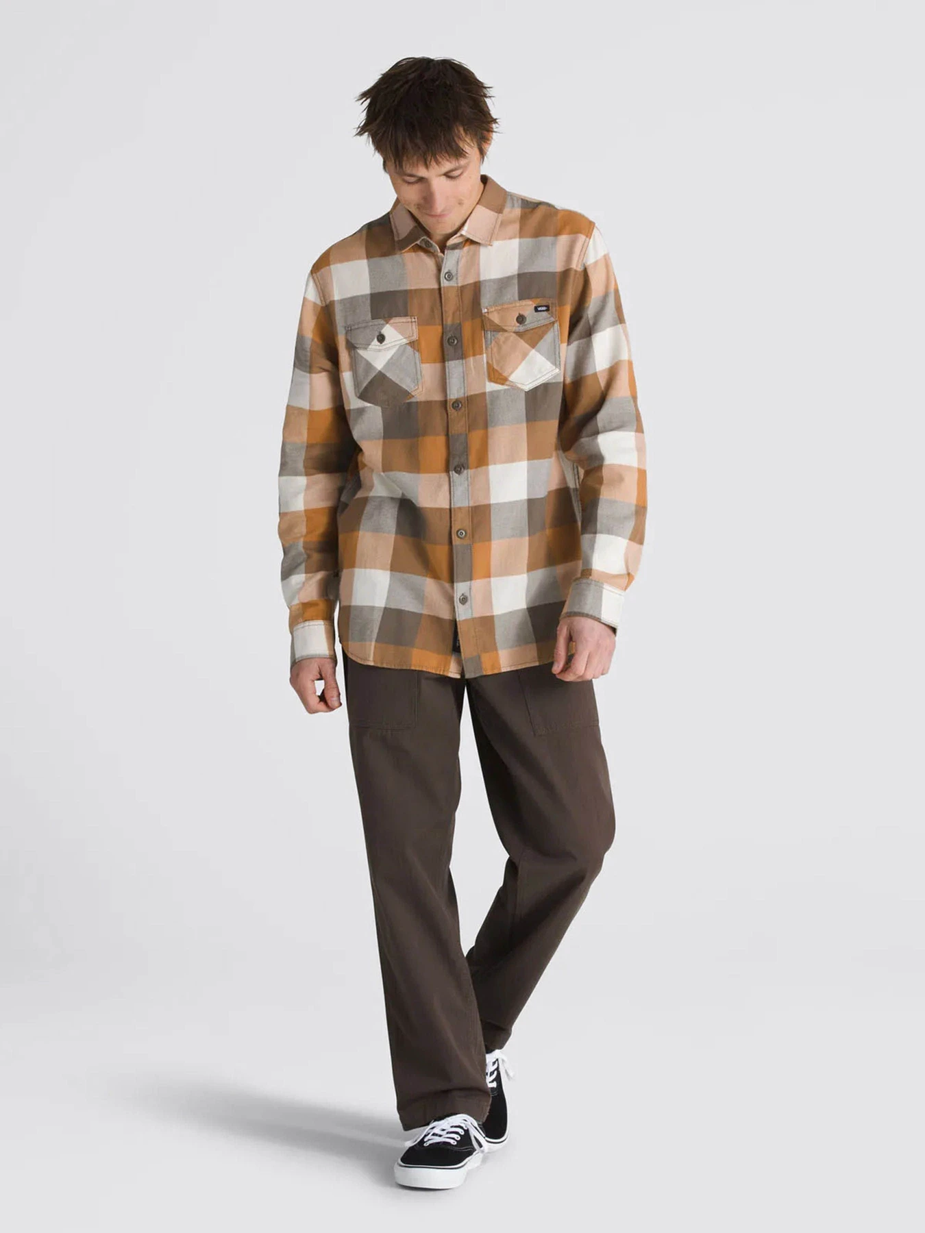 Сорочки Vans Box Flannel Classic модель VN000HNHDAM1 Сорочки Vans Box Flannel Classic модель VN000HNHDAM1 Фото