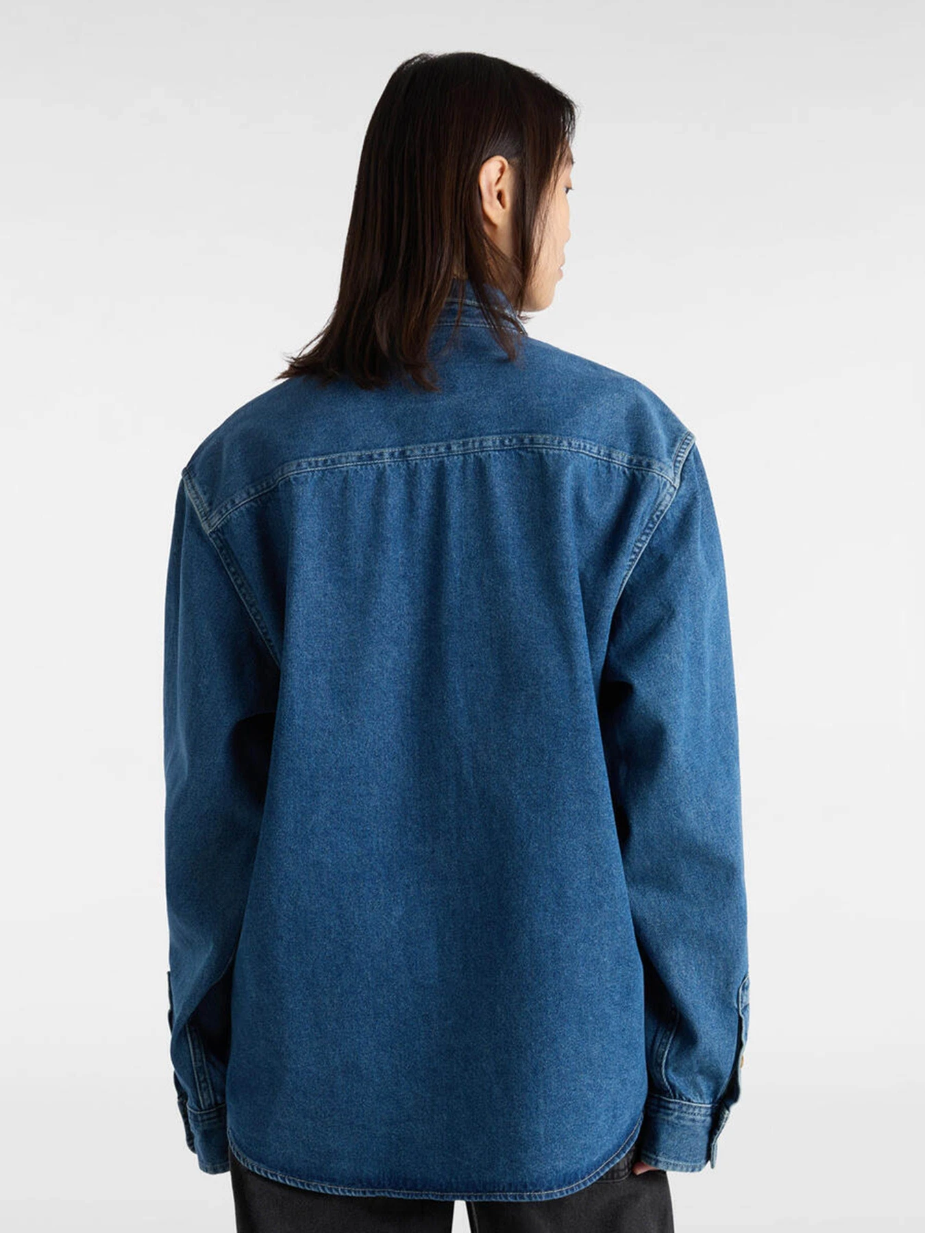 Куртки и дубленки Vans Stevens Denim Woven модель VN000HNTAHU1 Куртки и дубленки Vans Stevens Denim Woven модель VN000HNTAHU1 Фото