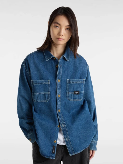 Куртки та дублянки Vans Stevens Denim Woven модель VN000HNTAHU1 Фото