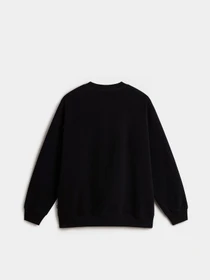 Худи и свитшоты Vans Carlo Polar Fleece Loose Crew модель VN000HPSBLK1 Фото