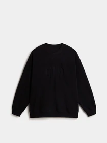 Худи и свитшоты Vans Carlo Polar Fleece Loose Crew модель VN000HPSBLK1 Фото