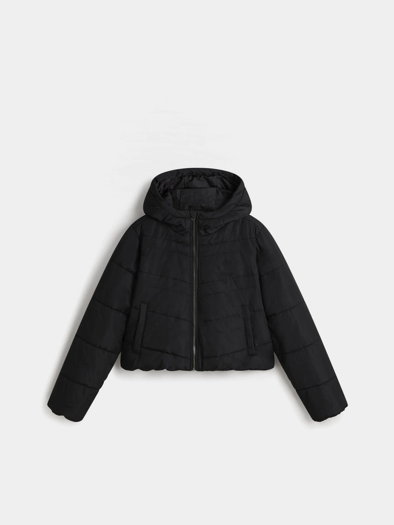 Куртки и дубленки Vans Foundry Crop Puff Hood модель VN000H5EBLK1 Куртки и дубленки Vans Foundry Crop Puff Hood модель VN000H5EBLK1 Фото