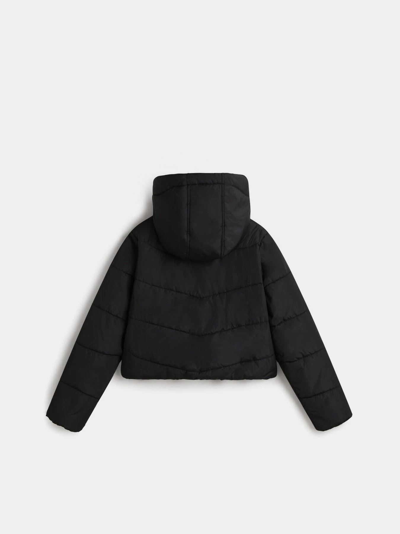 Куртки и дубленки Vans Foundry Crop Puff Hood модель VN000H5EBLK1 Куртки и дубленки Vans Foundry Crop Puff Hood модель VN000H5EBLK1 Фото
