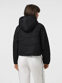 Куртки и дубленки Vans Foundry Crop Puff Hood модель VN000H5EBLK1 Фото