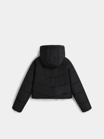 Куртки и дубленки Vans Foundry Crop Puff Hood модель VN000H5EBLK1 Фото