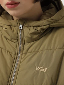 Куртки и дубленки Vans Foundry Crop Puff Hood модель VN000H5ECUQ1 Фото