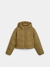 Куртки и дубленки Vans Foundry Crop Puff Hood модель VN000H5ECUQ1 Фото