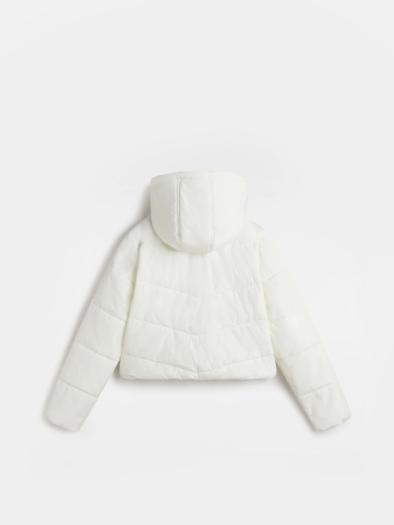 Куртки и дубленки Vans Foundry Crop Puff Hood модель VN000H5EFS81 Фото