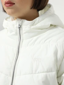 Куртки и дубленки Vans Foundry Crop Puff Hood модель VN000H5EFS81 Фото