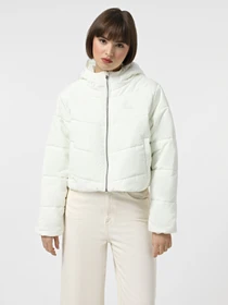 Куртки и дубленки Vans Foundry Crop Puff Hood модель VN000H5EFS81 Фото