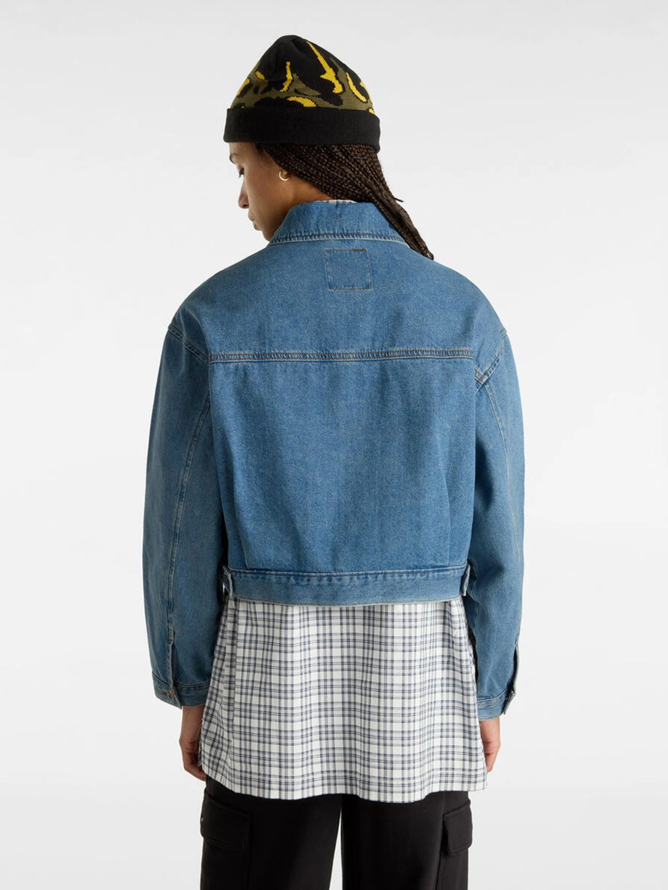 Куртки та дублянки Vans Raynes Denim Crop модель VN000HWF7W61 Фото