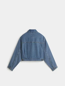 Куртки та дублянки Vans Raynes Denim Crop модель VN000HWF7W61 Фото