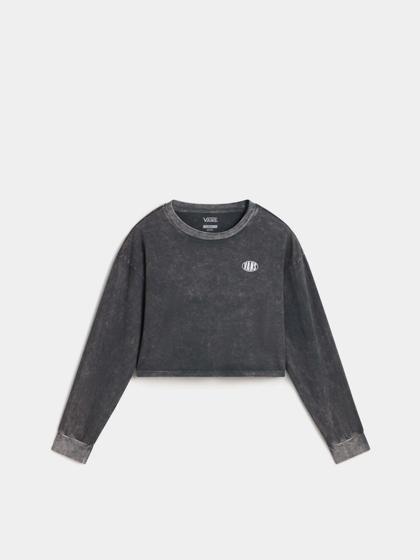 Худі та світшоти Vans Oval Wash Relax Crop модель VN000HJ5BLK1 Худі та світшоти Vans Oval Wash Relax Crop модель VN000HJ5BLK1 Фото