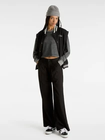 Худі та світшоти Vans Oval Wash Relax Crop модель VN000HJ5BLK1 Фото