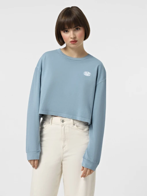 Худі та світшоти Vans Oval Wash Relax Crop модель VN000HJ5JCN1 Фото