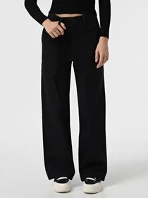 Брюки Vans Arroyo Wide Leg Cargo Pant модель VN000F7MBLK1 Фото
