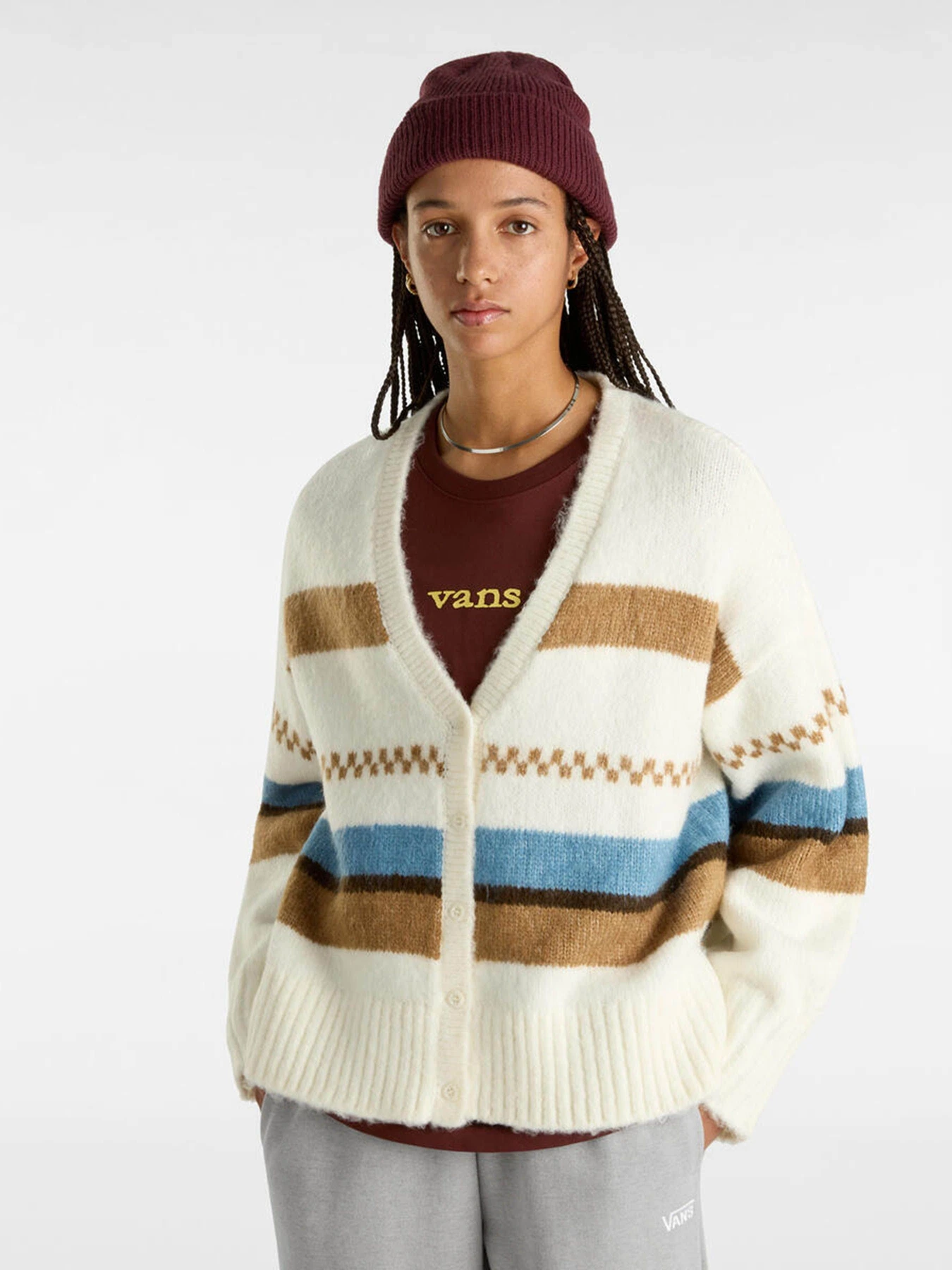 Свитры и кардиганы Vans Valerie Stripe модель VN000HJBFS81 Фото