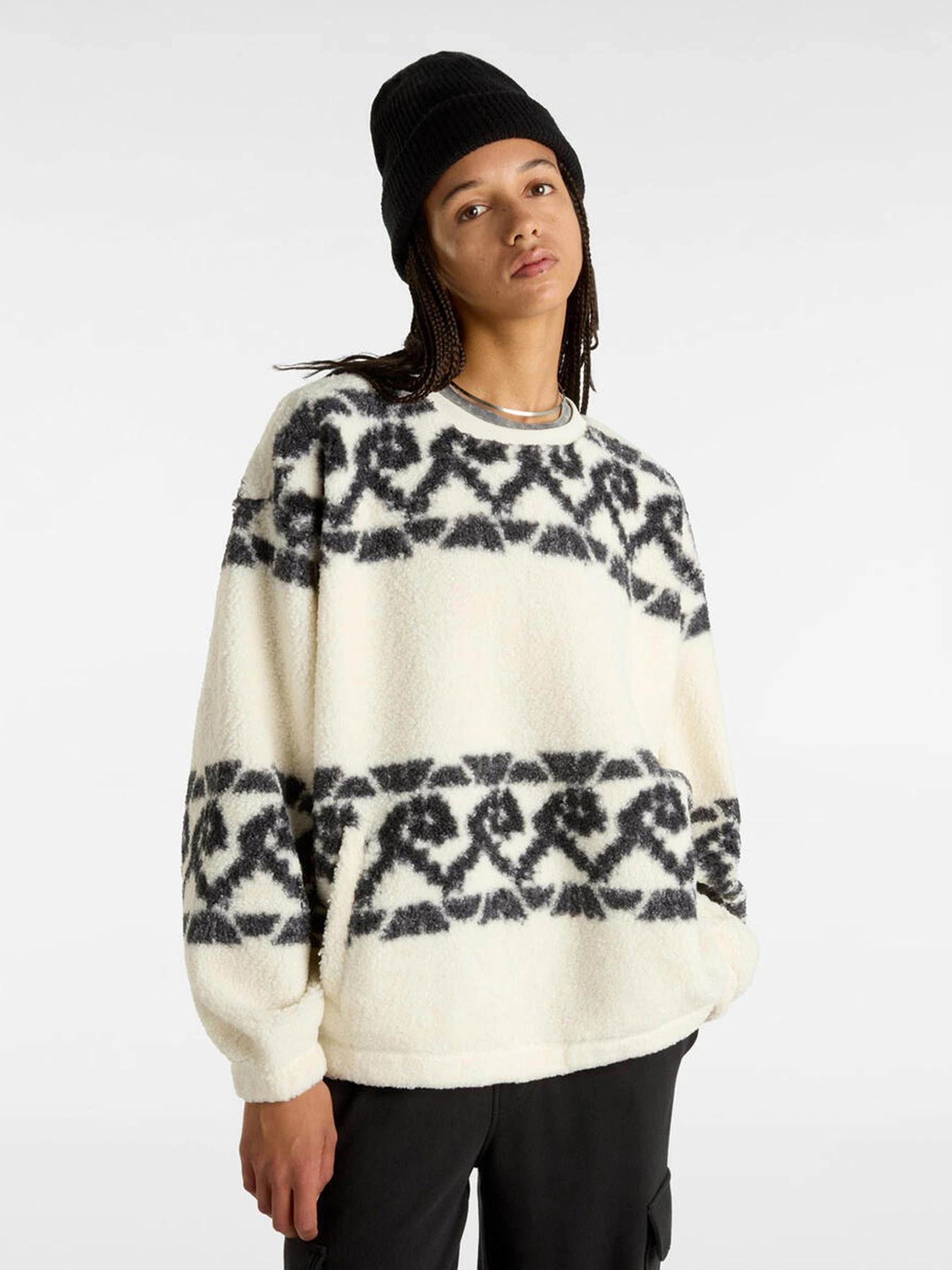 Худи и свитшоты Vans Collett Boucle Crew модель VN000HCXFS81 Худи и свитшоты Vans Collett Boucle Crew модель VN000HCXFS81 Фото