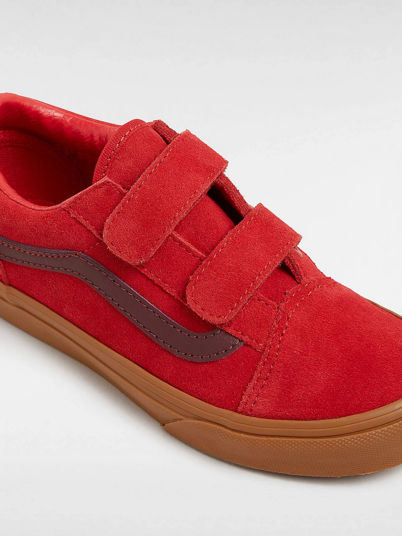 Кеды Vans Old Skool Hook And Loop модель VN000CYWRED1 Кеды Vans Old Skool Hook And Loop модель VN000CYWRED1 Фото