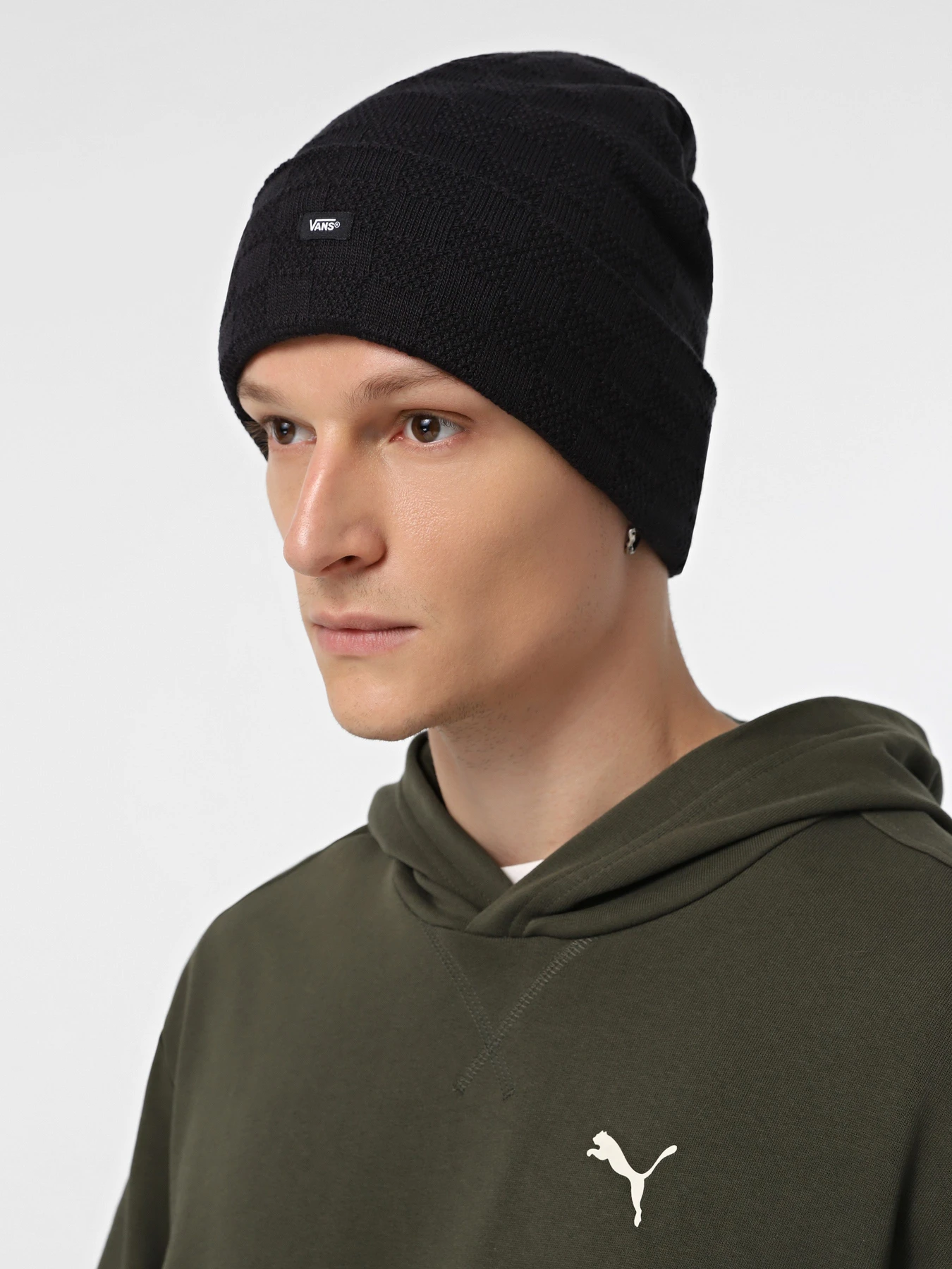 Шапки та кепки Vans Check Tall Cuff модель VN000HSYBLK1 Шапки та кепки Vans Check Tall Cuff модель VN000HSYBLK1 Фото