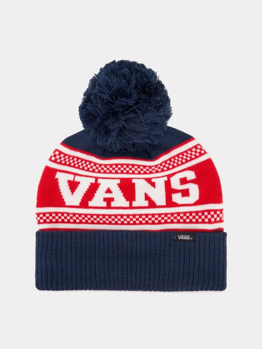 Шапки и кепки Vans Check Pom Beanie модель VN000HT1LKZ1 Фото