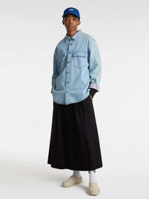 Рубашки Vans Palmhill Denim Woven модель VN000M12IYR1 Фото