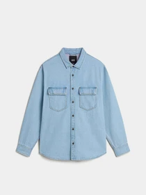 Рубашки Vans Palmhill Denim Woven модель VN000M12IYR1 Фото
