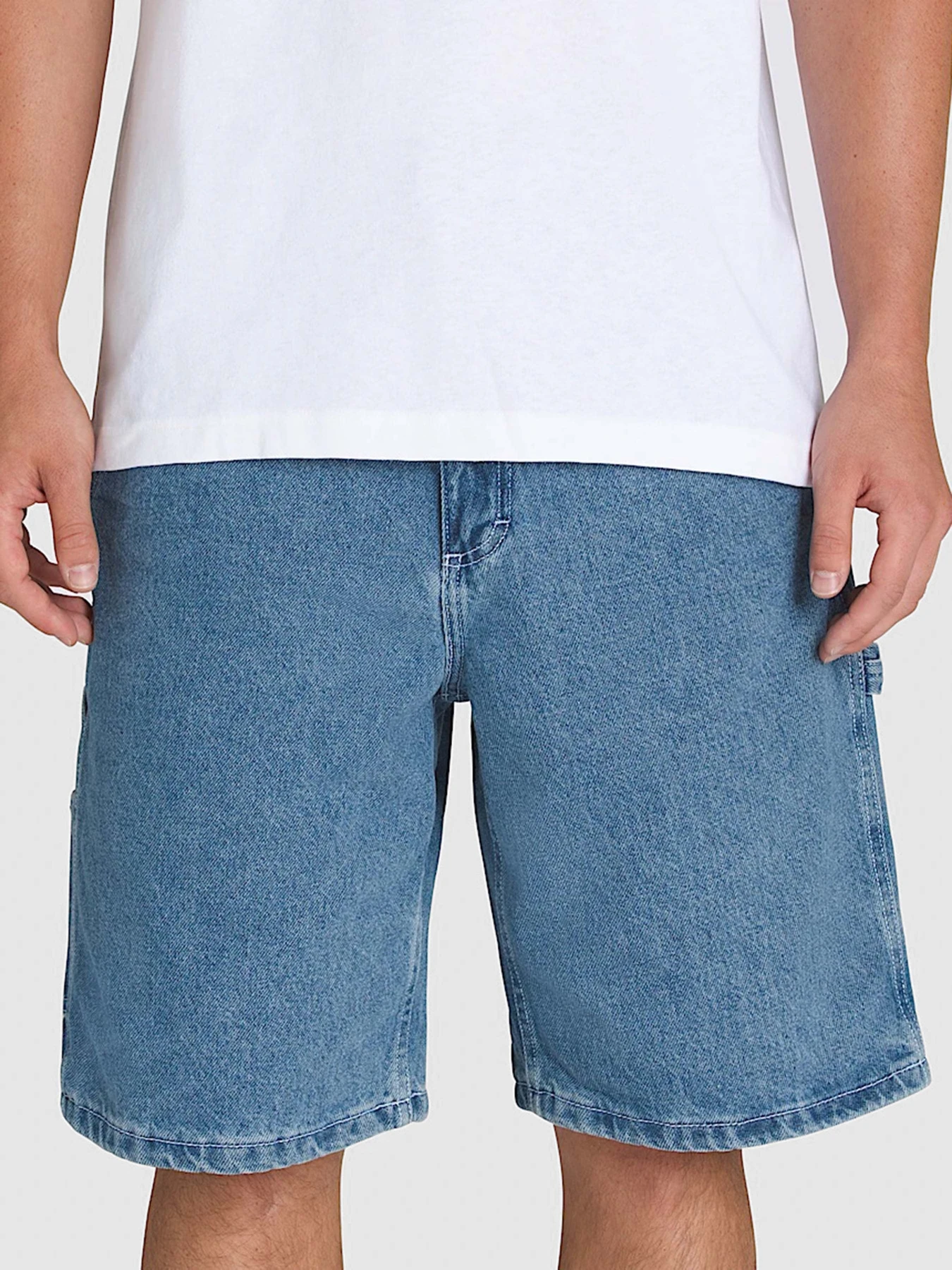 Шорти Vans Drill Chore Loose Denim модель VN0A7S4S7W61 Фото