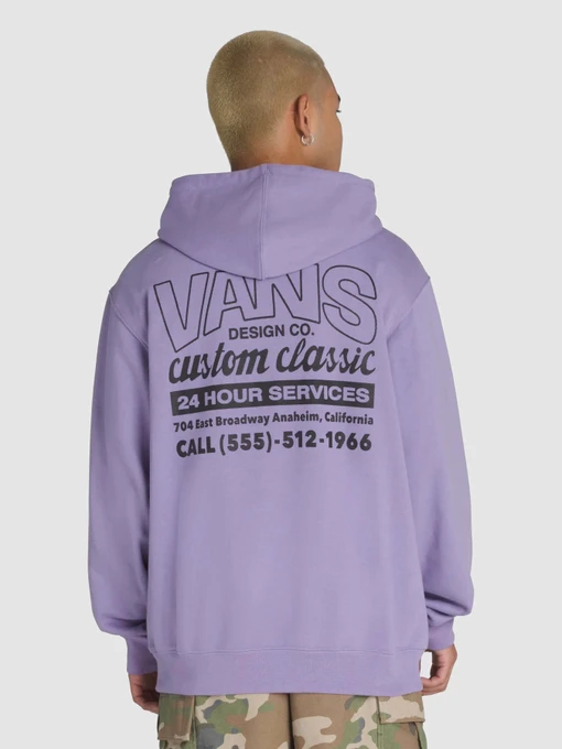 Бавовняне Чоловіче Худі Vans Shop Front Pullover фото 2