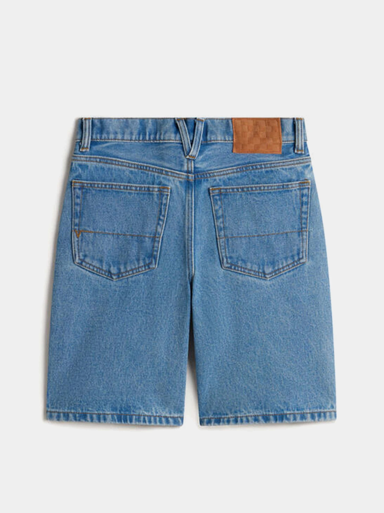 Шорты Vans By Check-5 Denim модель VN000MJWCDX1 Шорты Vans By Check-5 Denim модель VN000MJWCDX1 Фото