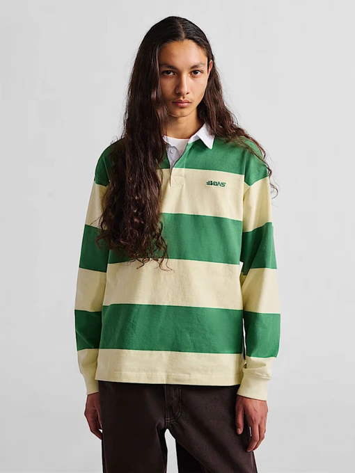 Футболки и поло Vans Ward Stripe Rugby Knit модель VN000KU8E4T1 Фото