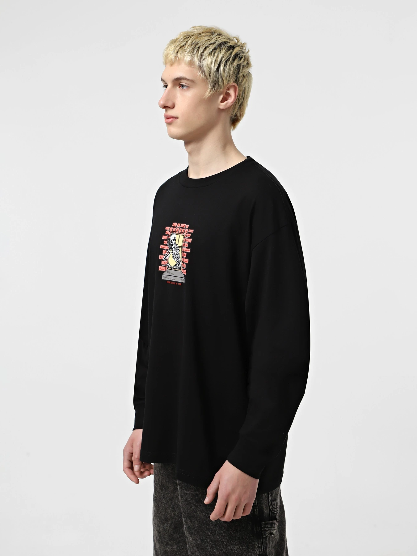 Худі та світшоти Vans Skull Window модель VN000M6WBLK1 Фото