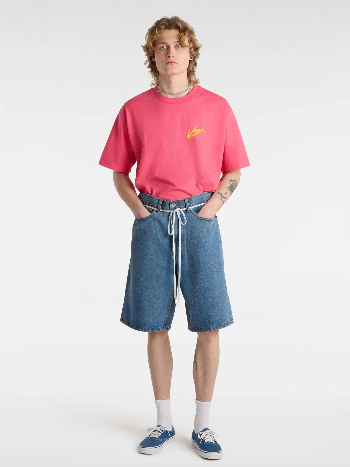 Шорты Vans Check-5 Denim модель VN000C9VCDX1 Шорты Vans Check-5 Denim модель VN000C9VCDX1 Фото