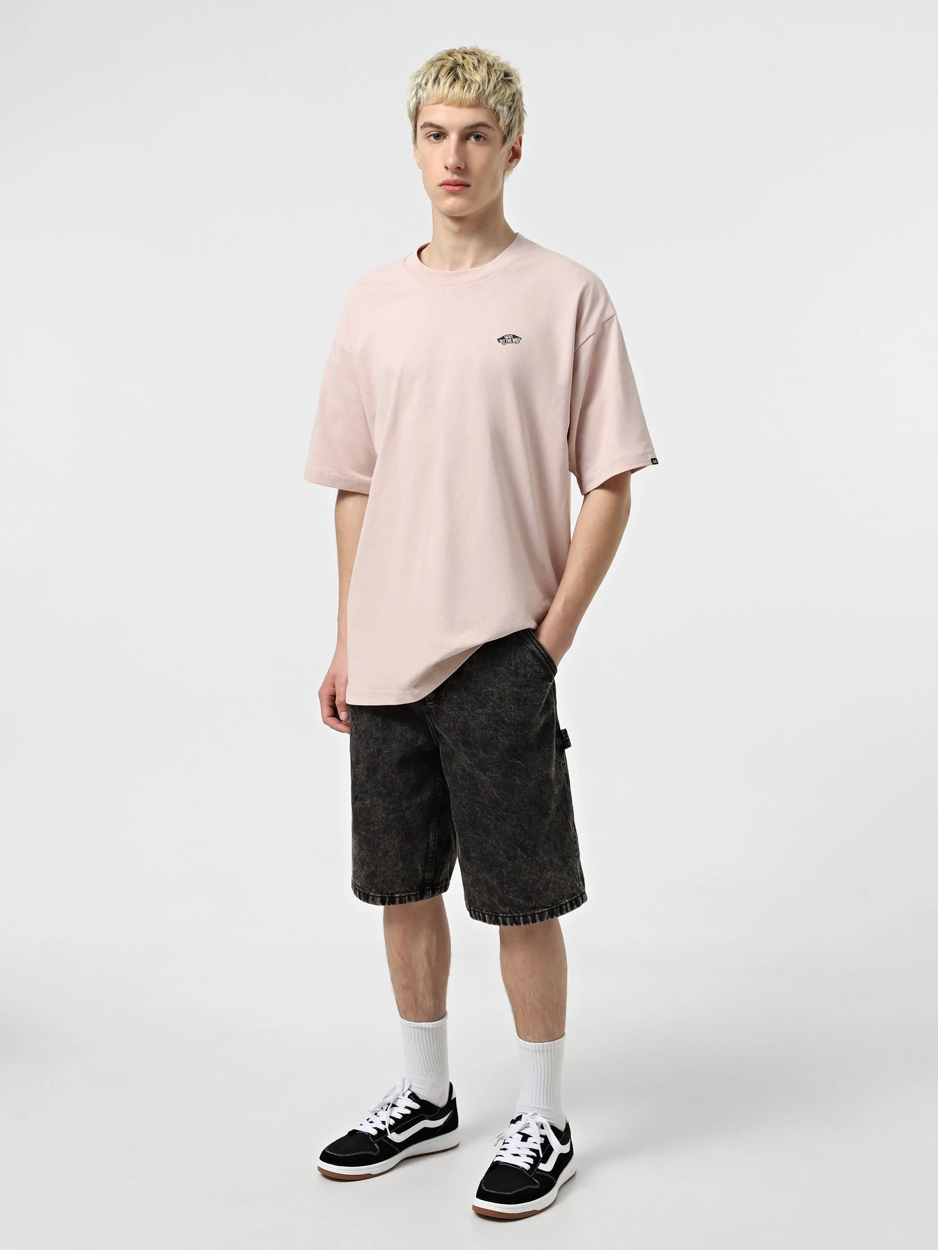 Шорты Vans Drill Chore Loose Denim модель VN0A7S4SE901 Фото