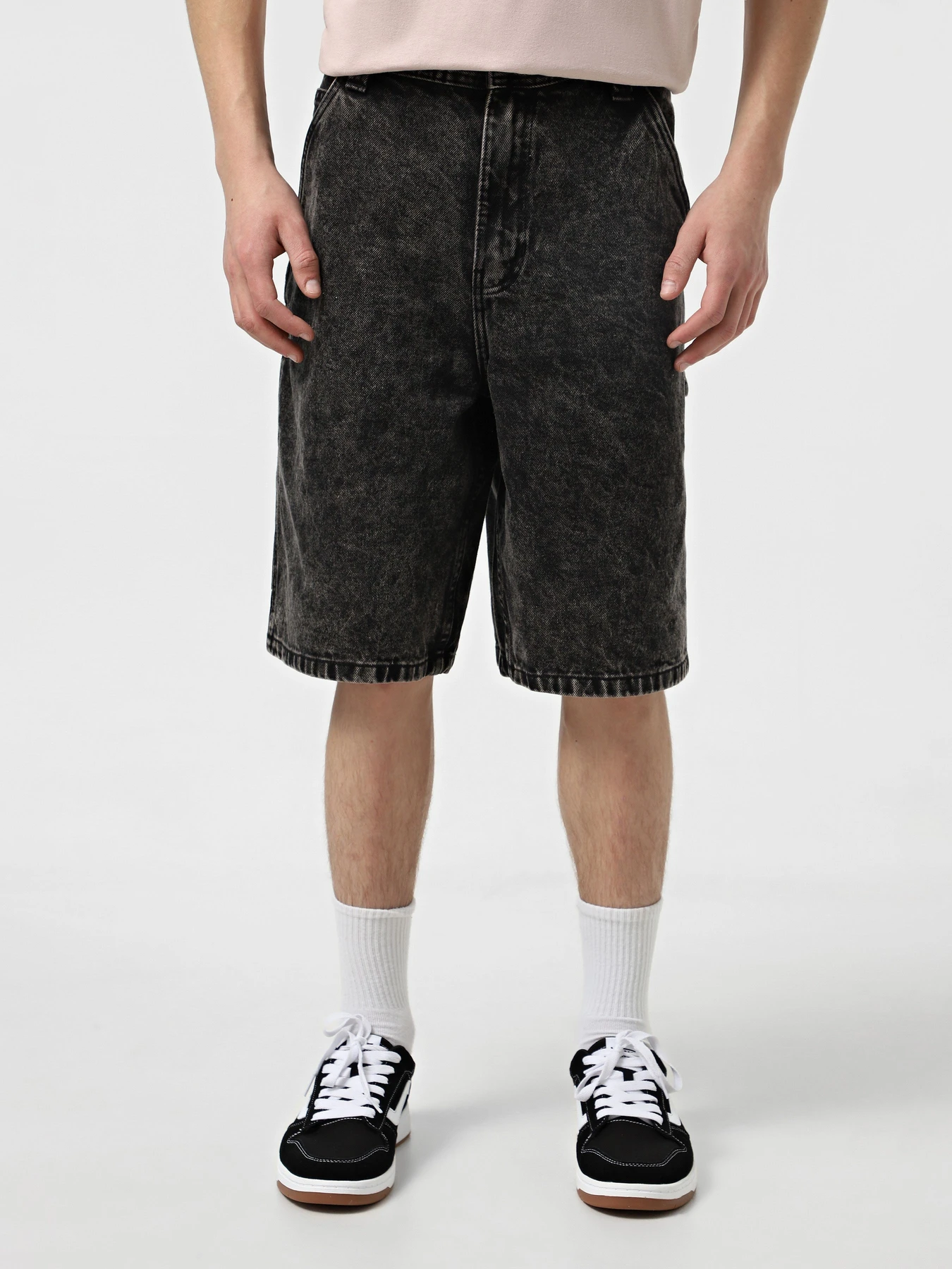 Шорты Vans Drill Chore Loose Denim модель VN0A7S4SE901 Фото