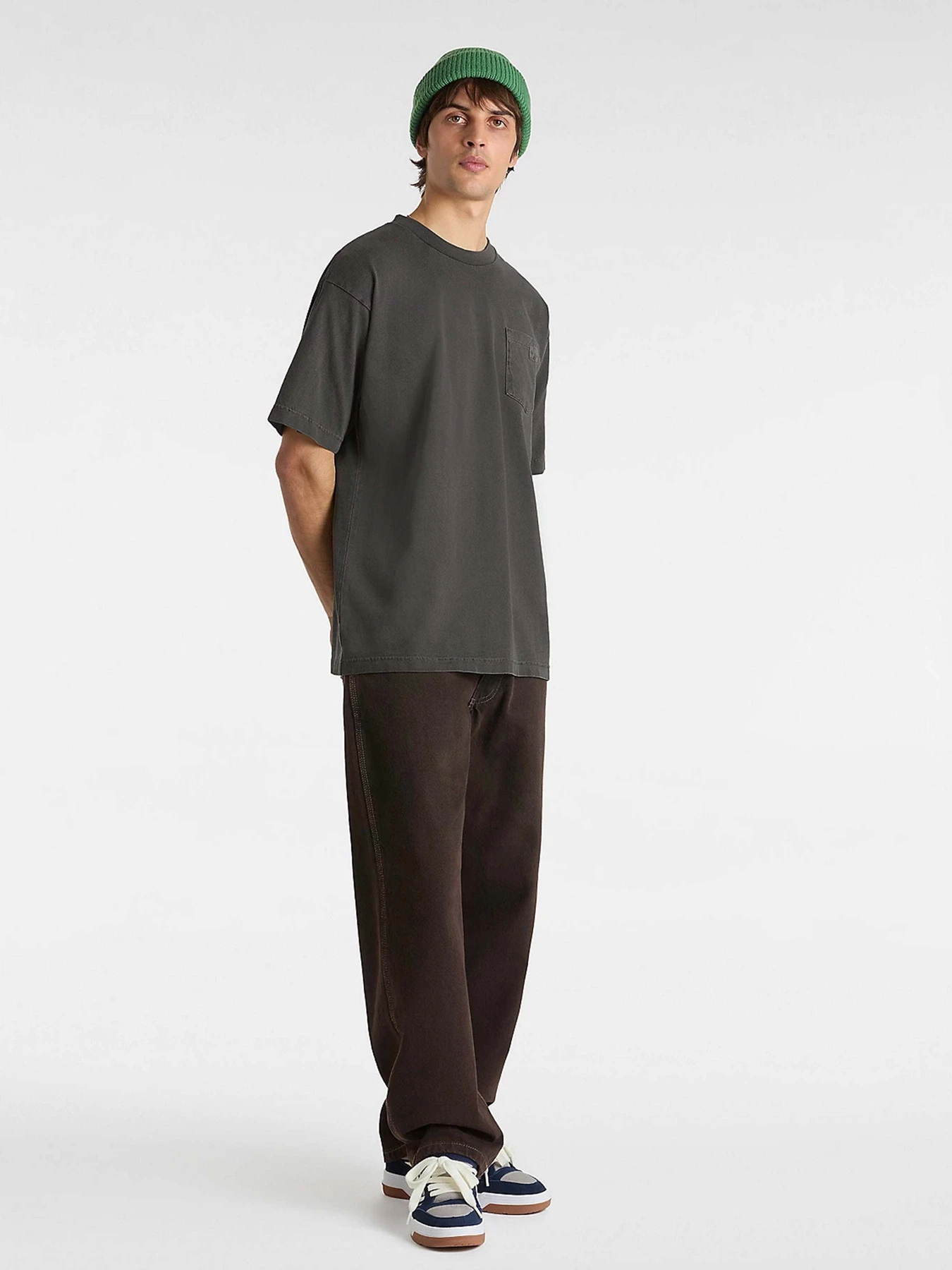 Футболки и поло Vans Premium Wash Pocket модель VN000M4DBLK1 Футболки и поло Vans Premium Wash Pocket модель VN000M4DBLK1 Фото