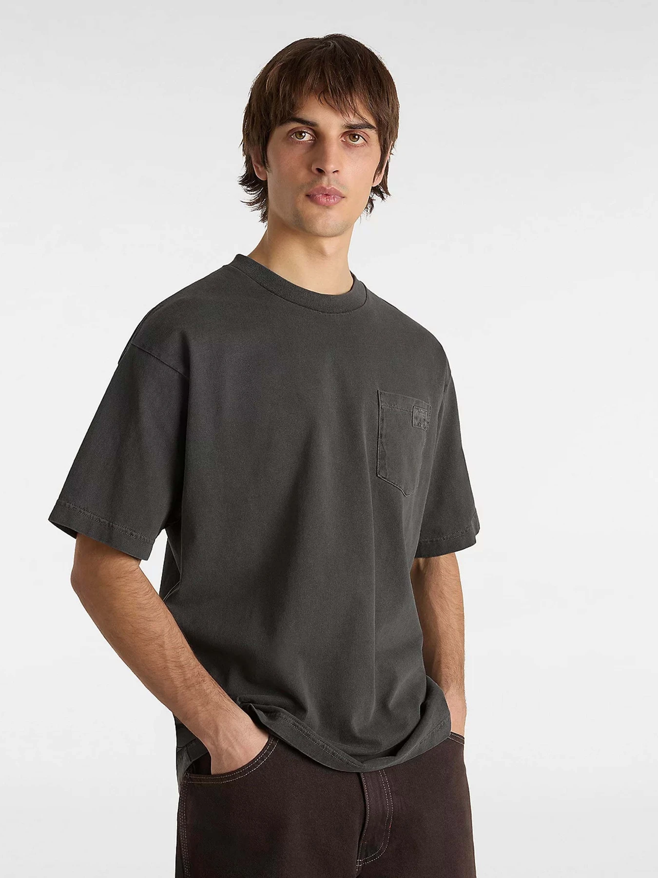 Футболки и поло Vans Premium Wash Pocket модель VN000M4DBLK1 Футболки и поло Vans Premium Wash Pocket модель VN000M4DBLK1 Фото