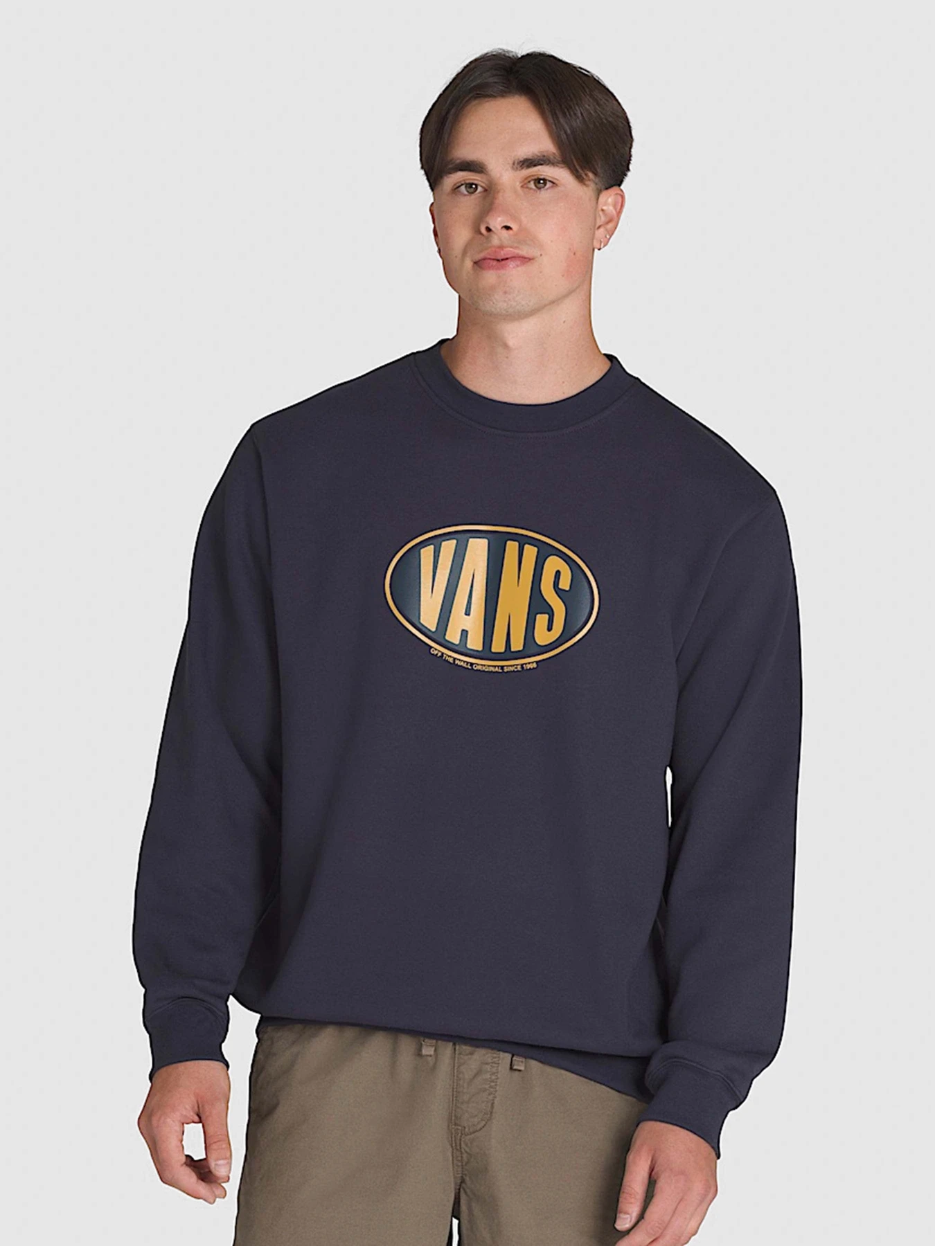 Худи и свитшоты Vans Spray On Loose Crew модель VN000HPQJDU1 Худи и свитшоты Vans Spray On Loose Crew модель VN000HPQJDU1 Фото